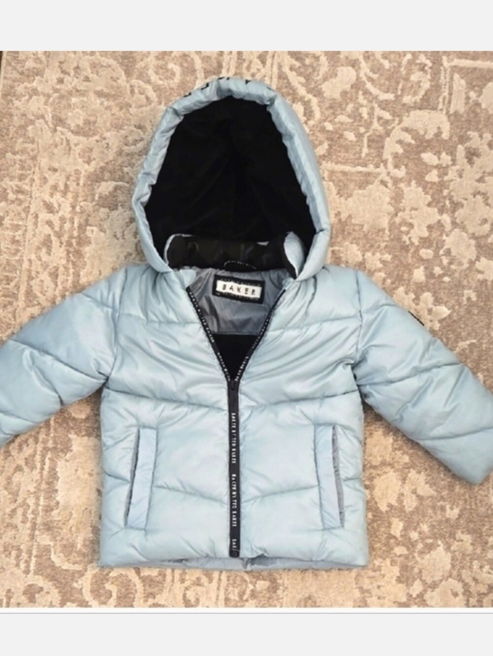 Ted Baker Light Blue Puffer Jacket Size 18-24